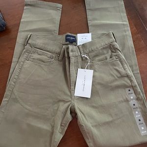 NWT Lucky army green Jeans